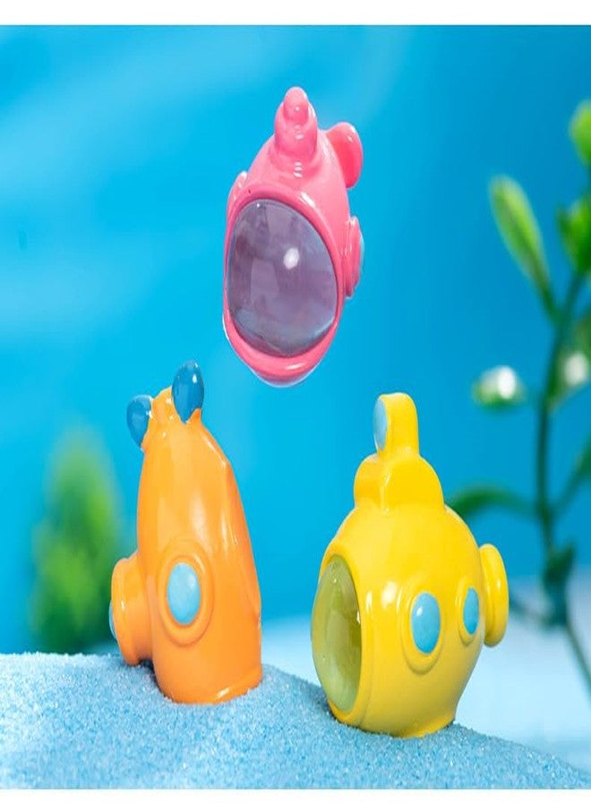 WinldMonmo 4 Pcs Miniature Underwater Submarine Resin Figurines - Creative Marine Landscape Decor for Aquariums, Fish Tanks, and Desktop Accessories - Cute Ocean-Themed Ornaments for Various Occasions - Image 3